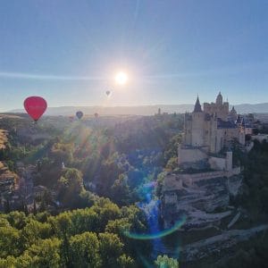 Vuelo en globo en Segovia